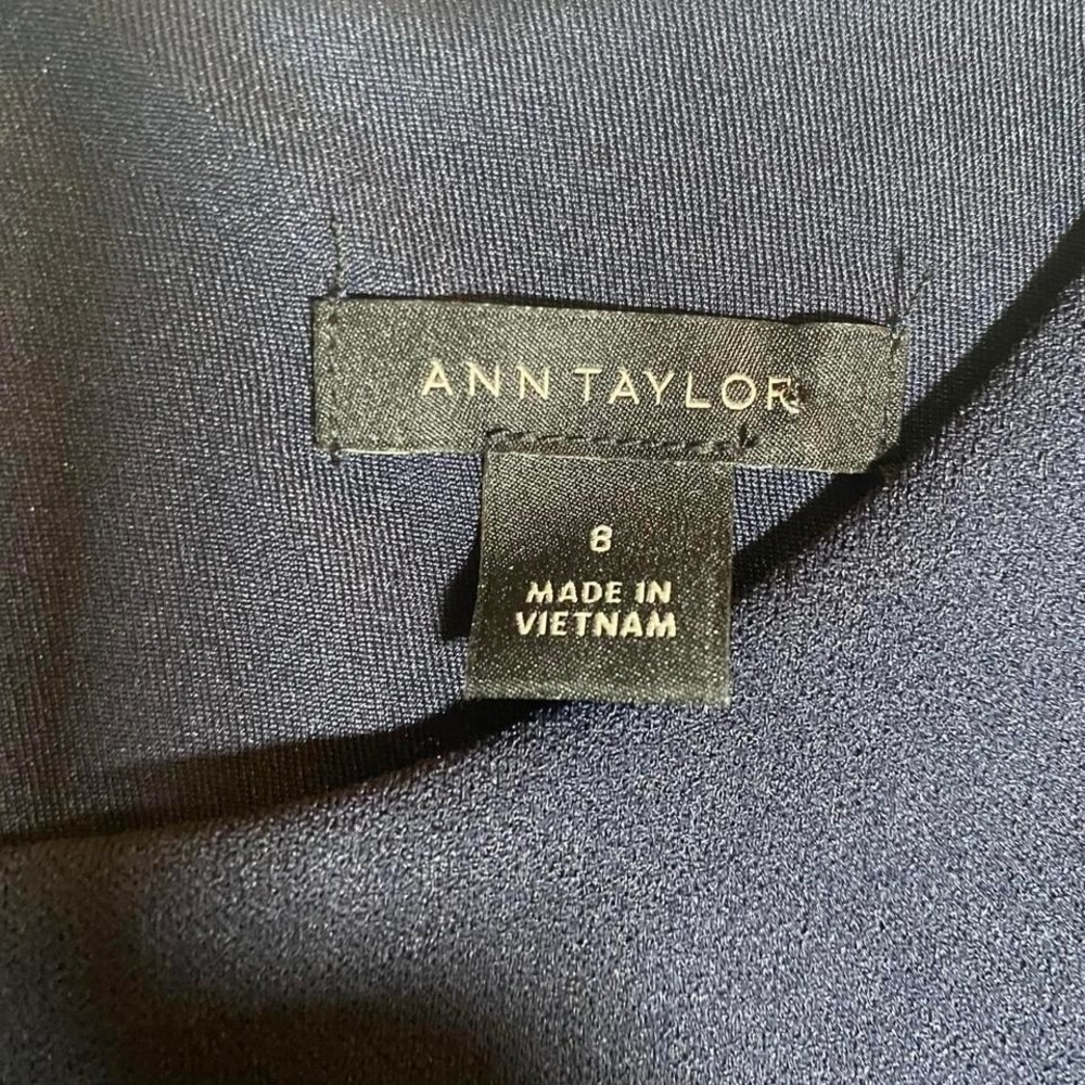 Ann Taylor Navy Blue Shift Dress – Women's Size 8 - Picture 3 of 6